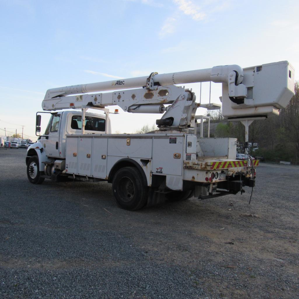 Altec AAFFP, 55' Rear Mounted Bucket 2-Man Aerial Boom, S/N 9736480655, Front & Rear A-Frame