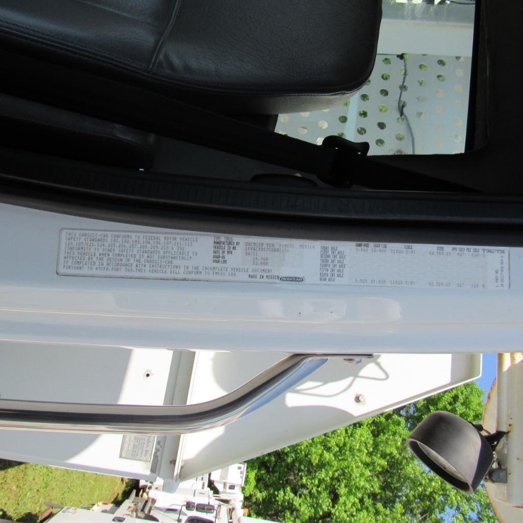 Terex Hi-Ranger HR52M, 52' Rear Mounted Bucket Truck, S/N 2110343947, 1-Man Bucket, Front & Rear