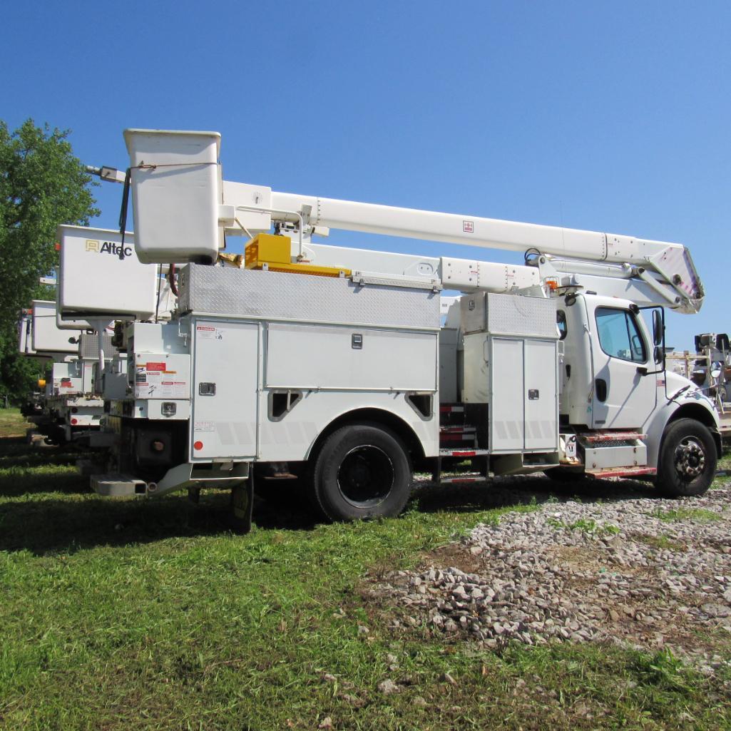 Terex Hi-Ranger HR52M, 52' Rear Mounted Bucket Truck, S/N 2110343947, 1-Man Bucket, Front & Rear