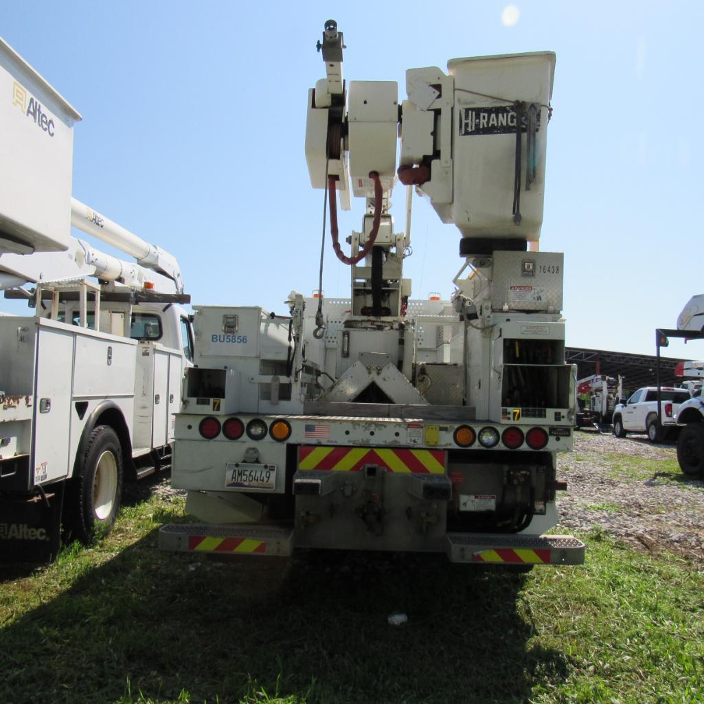 Terex Hi-Ranger HR52M, 52' Rear Mounted Bucket Truck, S/N 2110343947, 1-Man Bucket, Front & Rear