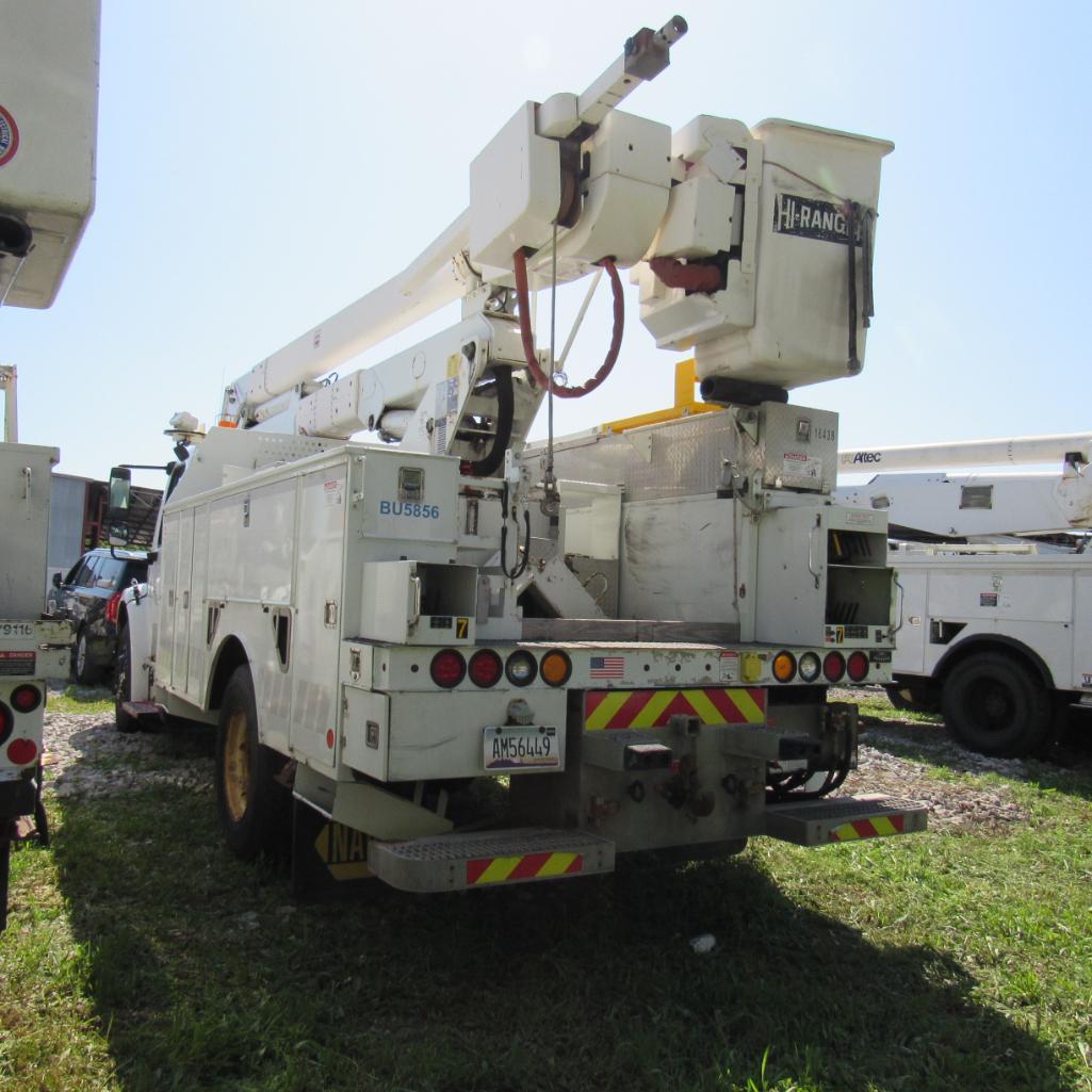 Terex Hi-Ranger HR52M, 52' Rear Mounted Bucket Truck, S/N 2110343947, 1-Man Bucket, Front & Rear