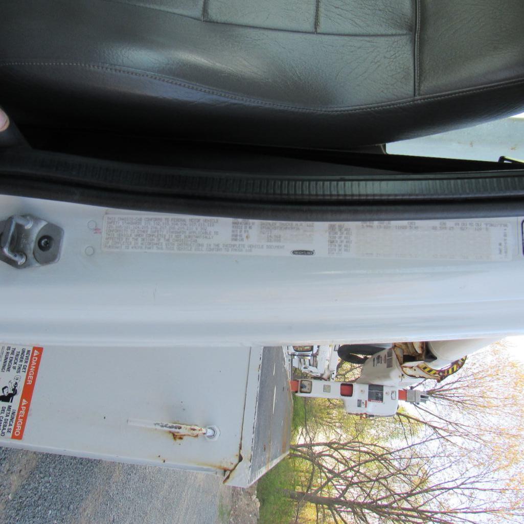Altec AM55, 55' Rear Mounted 2-Man Bucket Aerial Boom, S/N 0413DM4506, Front & Rear A-Frame