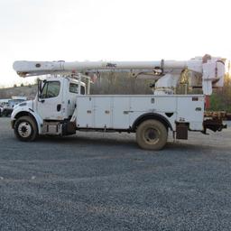 Altec AM55, 55' Rear Mounted 2-Man Bucket Aerial Boom, S/N 0413DM4506, Front & Rear A-Frame