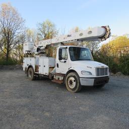 Altec AM55, 55' Rear Mounted 2-Man Bucket Aerial Boom, S/N 0413DM4506, Front & Rear A-Frame
