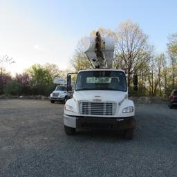 Altec AM55, 55' Rear Mounted 2-Man Bucket Aerial Boom, S/N 0413DM4506, Front & Rear A-Frame