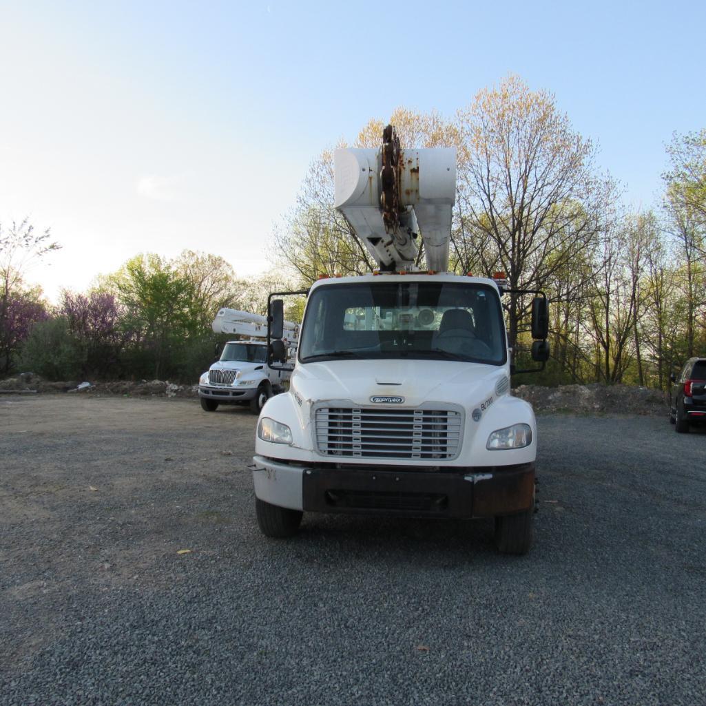 Altec AM55, 55' Rear Mounted 2-Man Bucket Aerial Boom, S/N 0413DM4506, Front & Rear A-Frame