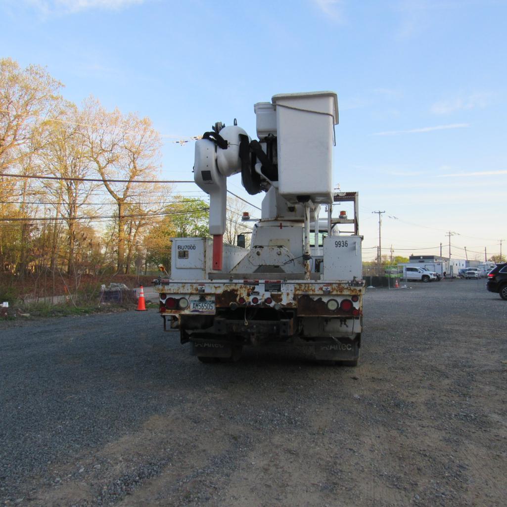 Altec AM55, 55' Rear Mounted 2-Man Bucket Aerial Boom, S/N 0413DM4506, Front & Rear A-Frame