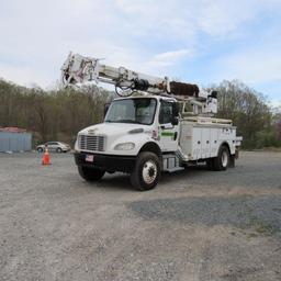 Altec DM47BT-R Rear Mounted Digger Derrick, S/N 0114FB1062, 15,000 Lb. Winch, 18" Auger (2014),