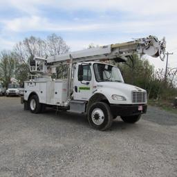Altec DM47BT-R Rear Mounted Digger Derrick, S/N 0114FB1062, 15,000 Lb. Winch, 18" Auger (2014),