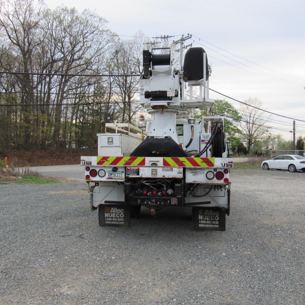 Altec DM47BT-R Rear Mounted Digger Derrick, S/N 0114FB1062, 15,000 Lb. Winch, 18" Auger (2014),