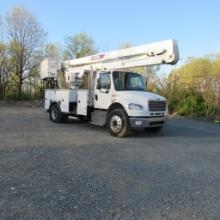 2020 Terex TC-55, 55' Rear Mounted 2-Man Bucket Aerial Boom, S/N 2200169688, Front & Rear A-Frame