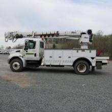 Altec DM47TR Rear Mounted Digger Derrick, S/N 0910DV4752, 12,000 Lb. Winch, 18" Auger (2010),
