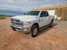 Dodge Ram W2500 4 x 4 Crew Cab Pick-Up Truck, VIN: 3C6UR5CLXFG527807, 6.7 L CumminsTurbo Diesel