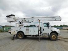 Altec AA55, 55' Over Center Single Bucket Aerial Boom, S/N 0913FH0666 (2013), Rear Mounted on