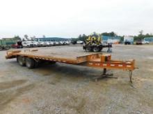 Hudson Brothers HTD18C 12-Ton Deckover Equipment Trailer, VIN: 10HHTD1C5F2000024, 20' x 96" Bed, 60"