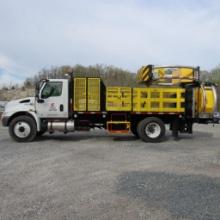 2021 TMA 15' Scorpion Package Truck TMA#M03772, LED Arrow Board Mounted on 2022 International MV607