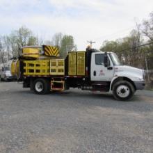 2021 TMA 15' Scorpion Package Truck TMA#M03341, LED Arrow Board Mounted on 2022 International MV607