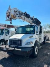 Altec DM47BR Digger Derrick, S/N: 03143V6268 (2014), Rear Mounted on Freightliner M2-106 Day Cab