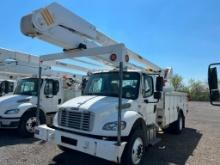 Altec AA755 1-Man Bucket Aerial Boom, S/N: 0313BZ7243, Mounted on Freightliner M2-106 Day Cab Truck,