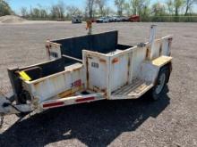 Sauber Mfg. Co. 1555-S Cargo Trailer, VIN: 1F9RC1414KV048309, GVWR: 7,900 Lb. (1989), Asset TR7012