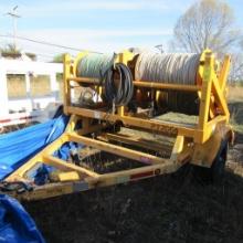 TSE Trailer 2501 PLW 4-Drum Pilot Line Winder, VIN: P9PR12186M435369, S/N 06-3273-05, GVWR: 8,000