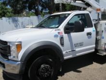 Altec AT41ME Single Bucket Aerial Boom, 40' 8" Platform Height, 400 Lb. Platform Capacity, S/N: