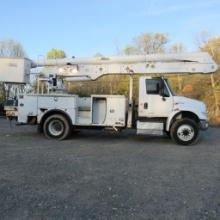 Altec AAFFP, 55' Rear Mounted Bucket 2-Man Aerial Boom, S/N 9736480655, Front & Rear A-Frame