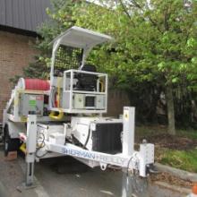 2021 Sherman & Reilly PLW-200X Pilot Line Winder, Kubota 49 HP Diesel Engine, Four Drum Turret,