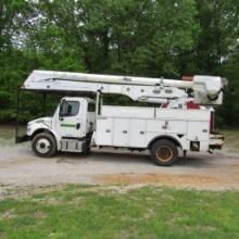 Altec AN55E-OC, 55' Rear Mounted 2-Man Bucket Aerial Boom, S/N 0113FK0177, Front & Rear A-Frame