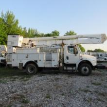 Altec AA55E, 55' Rear Mounted 2- Man Bucket Aerial Boom, S/N 1109EM0777, Front & Rear A-Frame