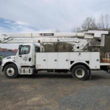 Terex HI-Ranger HRX-55, 55' Rear Mounted 2- Man Bucket Aerial Boom, S/N 2140951535, Front & Rear