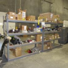 LOT: (5) Sections of Steel Shelving 72" x 24" x 72" (CONTENTS NOT INCLUDED)