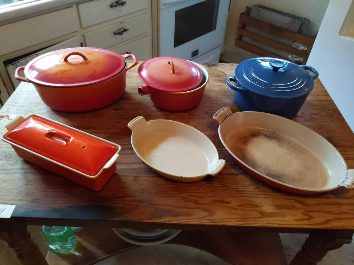 Le Creuset Cookware Lot