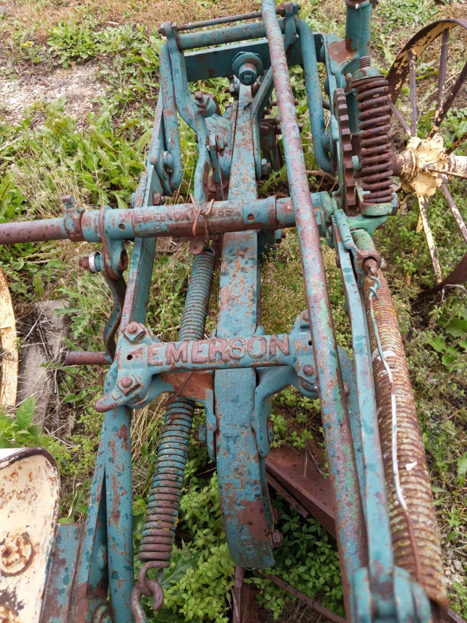 Emerson W558 One Bottom Horse Drawn Plow on Steel