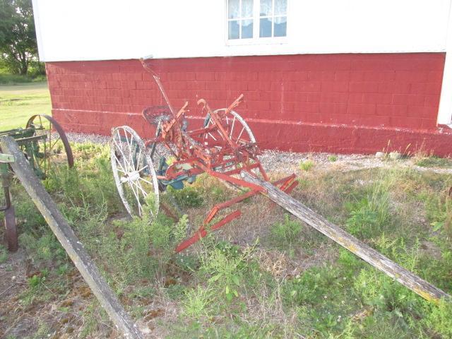 Emerson W558 One Bottom Horse Drawn Plow on Steel