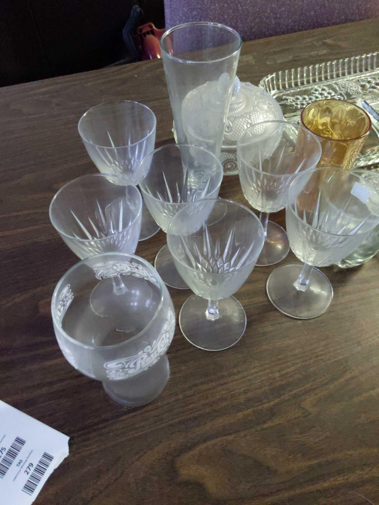 Glassware Lot