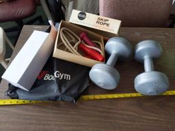 Sears Jump Rope, Body Gym ,Blend jet portable Blender