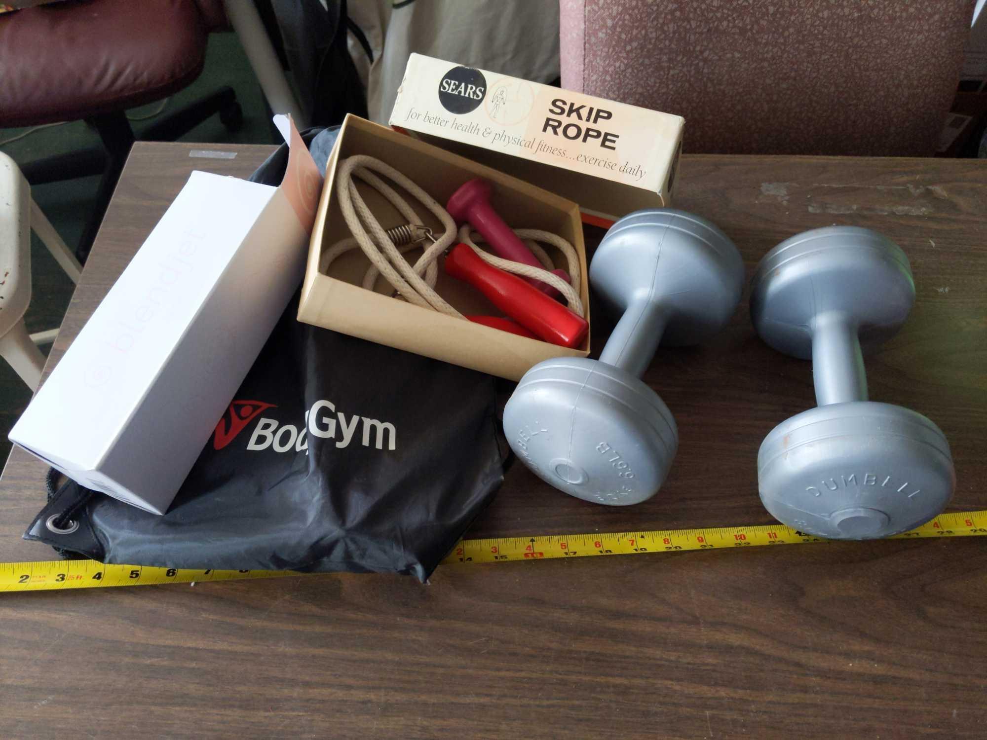 Sears Jump Rope, Body Gym ,Blend jet portable Blender