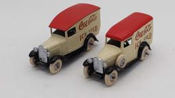 Pair of DGM marked Coca-Cola Delivery Trucks