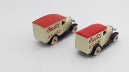 Pair of DGM marked Coca-Cola Delivery Trucks