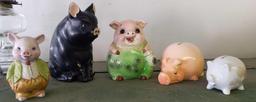 Piggy Bank Lot - 1 Lefton & 1 Enesco (5)