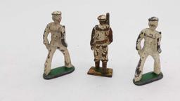 3 Sailors Cast Metal - 2 Outter Marked Barclay