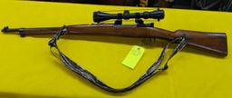1895 Chilean Mauser 308 Winchester Bolt Action Rifle w/Tasco 3x9 Scope, SN#B6280