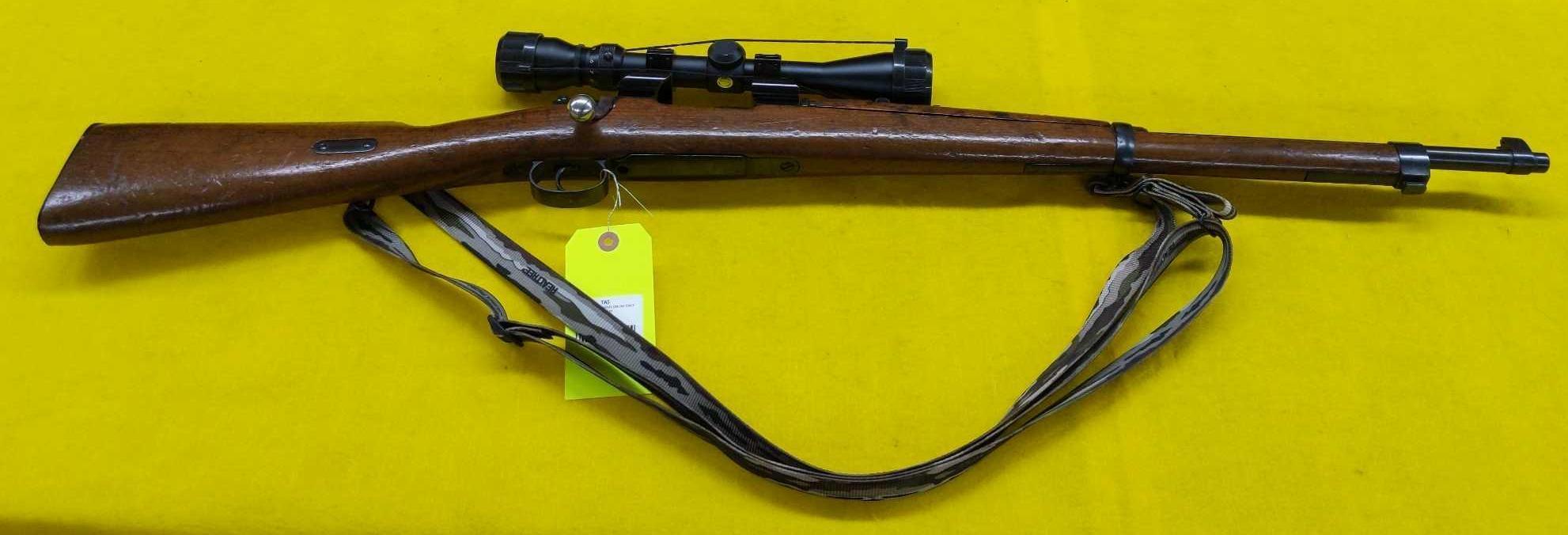 1895 Chilean Mauser 308 Winchester Bolt Action Rifle w/Tasco 3x9 Scope, SN#B6280