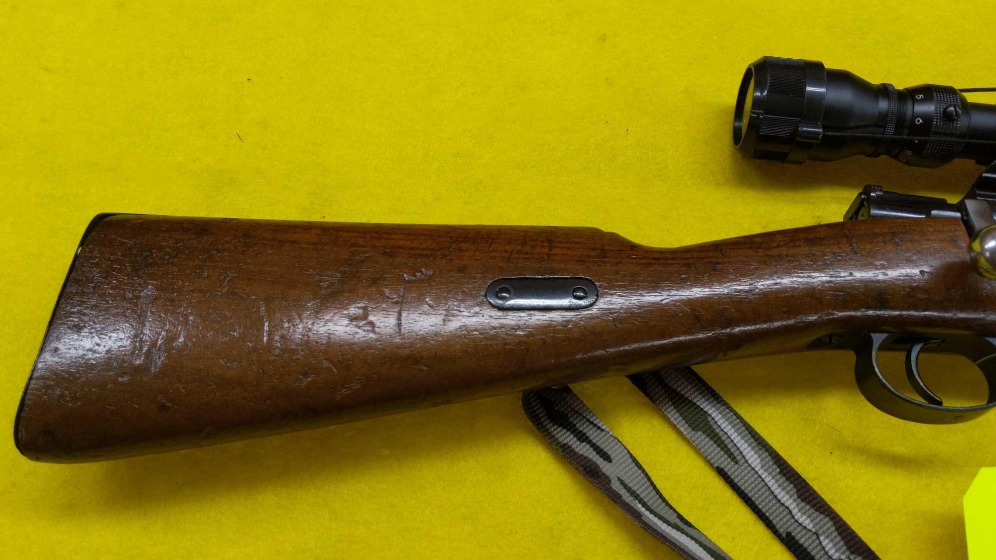 1895 Chilean Mauser 308 Winchester Bolt Action Rifle w/Tasco 3x9 Scope, SN#B6280