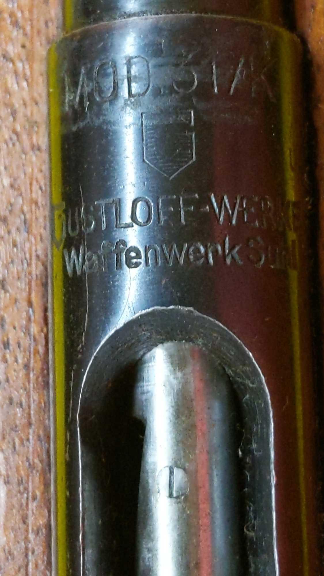 Gustloff-Werke Model317K 22 S,L&LR - Missing Bolt