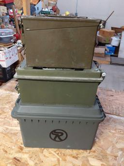 Ammo/Field Box Lot - 3