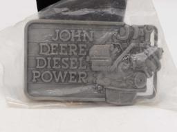 JOHN DEERE DIESEL POWER BELT BUCKLE 1982