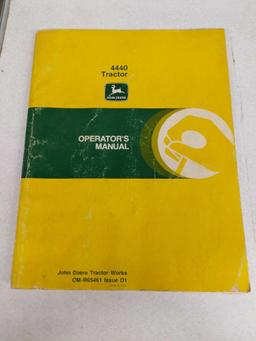 JOHN DEERE 440 TRACTOR OPERATIONS MANUAL