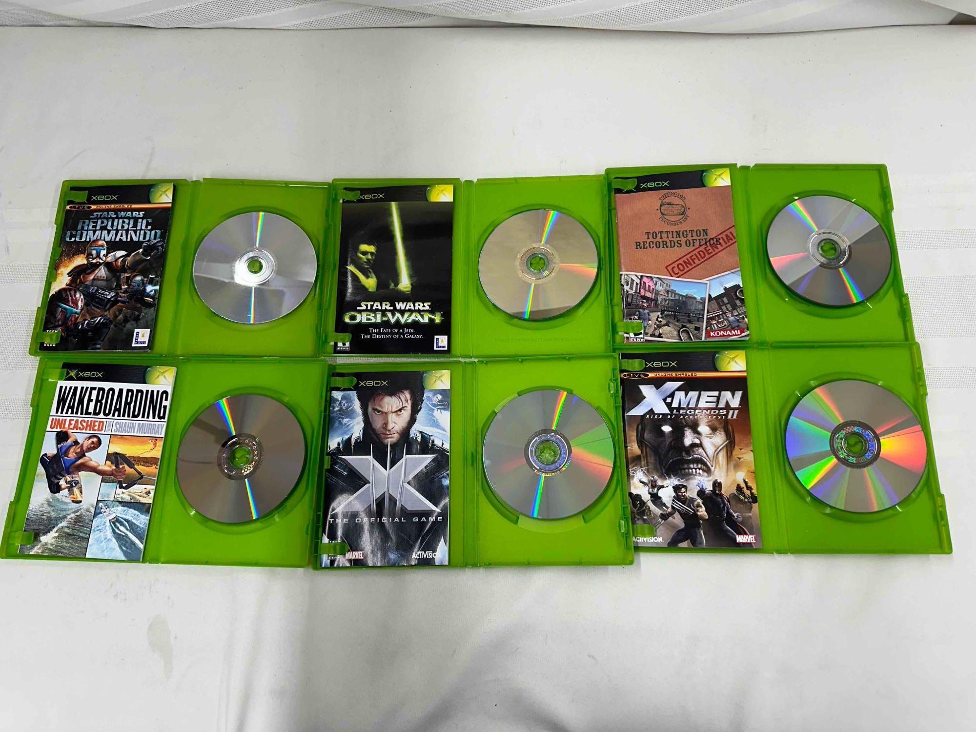 ORIGINAL XBOX GAMES LOT 5 - UNTESTED